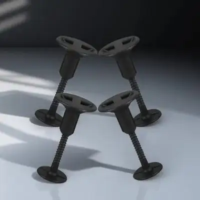 

4pcs Safety Foot Rope Buckle Durable Abs For Outdoor Surfing Kayak Canoeing Leg Rope Plug Smooth Long Lasting Use