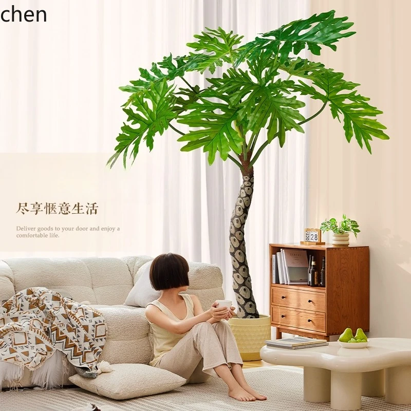 ZMLsimulated green plant living room large floor-to-ceiling potted plant advanced landscaping bionic plant fake tree