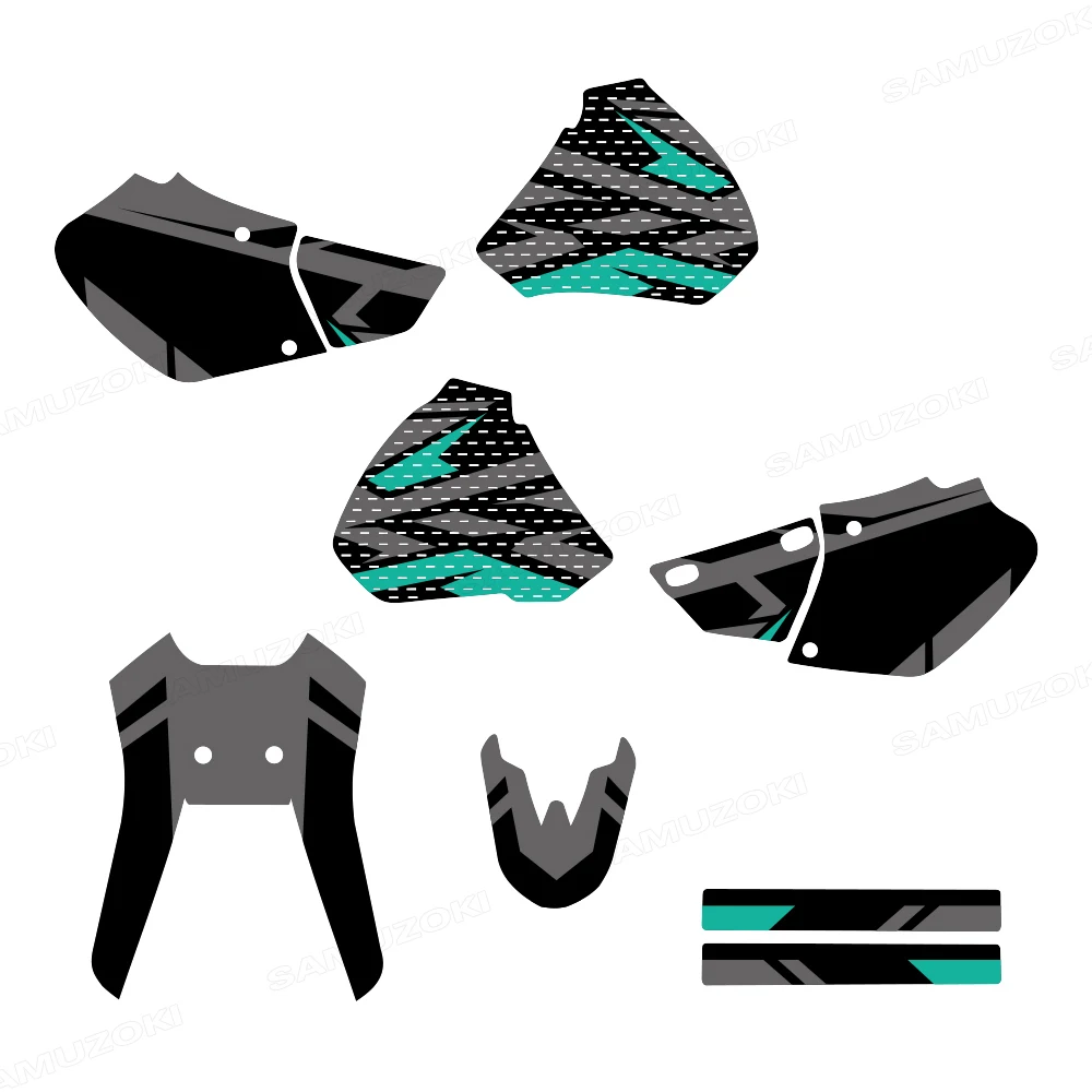 

Motorcycle Full Set Fairing Graphics Background Decal Sticker Fit for Honda XR250 XR400 XR 250 400 1996-2004 2003 2002 2001 2000