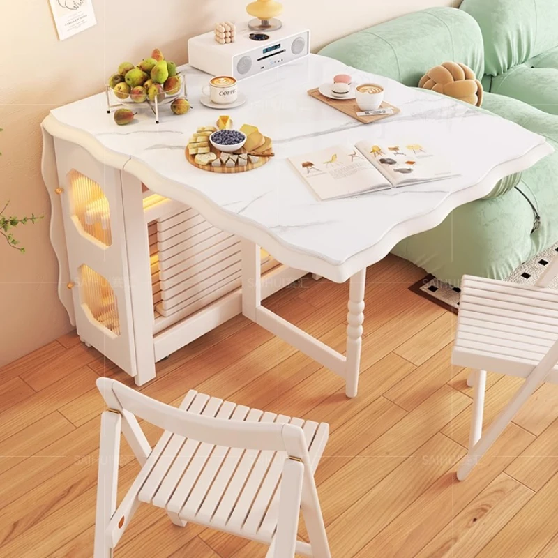 

Legs Family Dining Table White Extenable Kitchen Design Modern Dining Table Folding Simple Muebles Para El Hogar Home Furniture