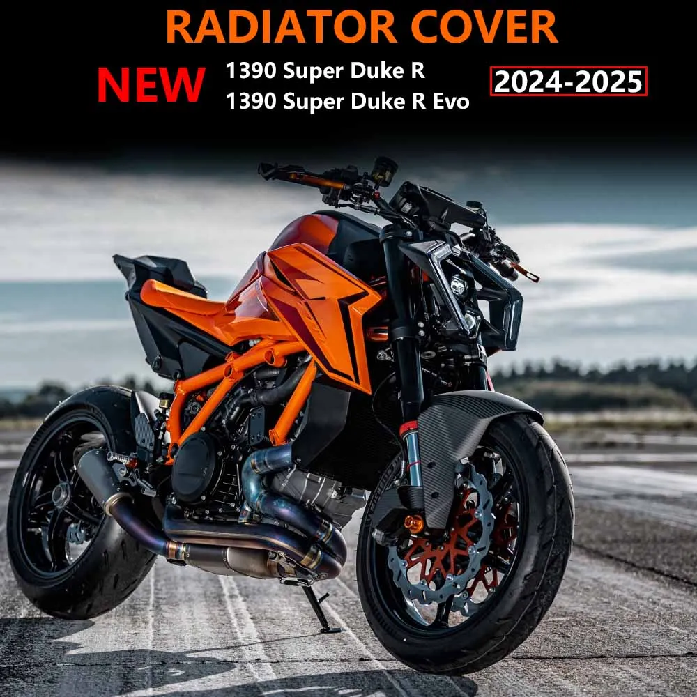 Motorcycle Accessories Fit 1390 Super Duke R Duke R Evo 2024 2025 Aluminum Radiator Guard Protective Grille Cover 1390 DUKE R
