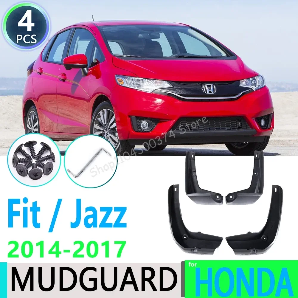 

for Honda Fit Jazz GK 2014~2017 2015 2016 Car Fender Mudguard Mud Flaps Guard Splash Flap Car Accessories