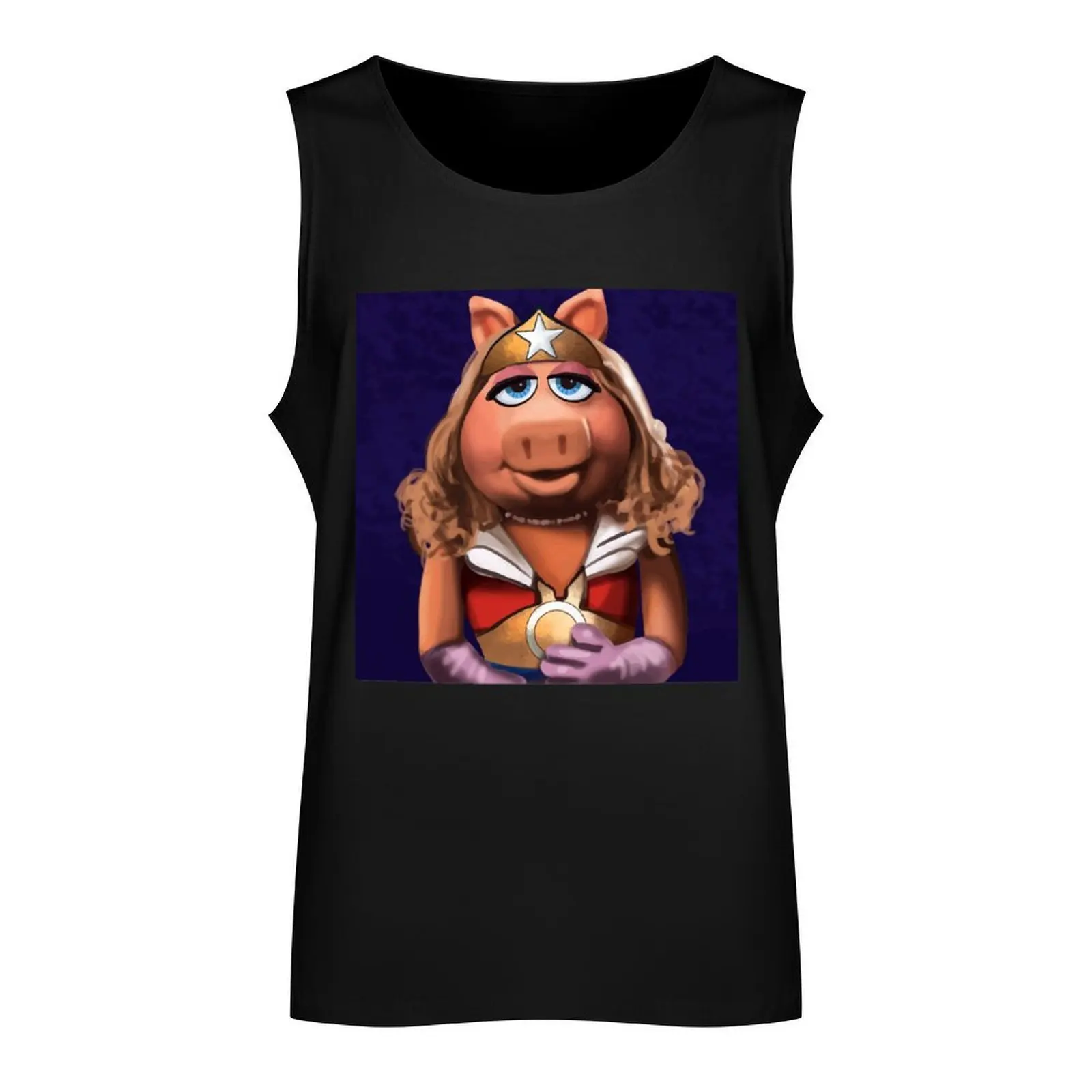 Miss Piggy Wonder Tank Top Men's t-shirt vest for men