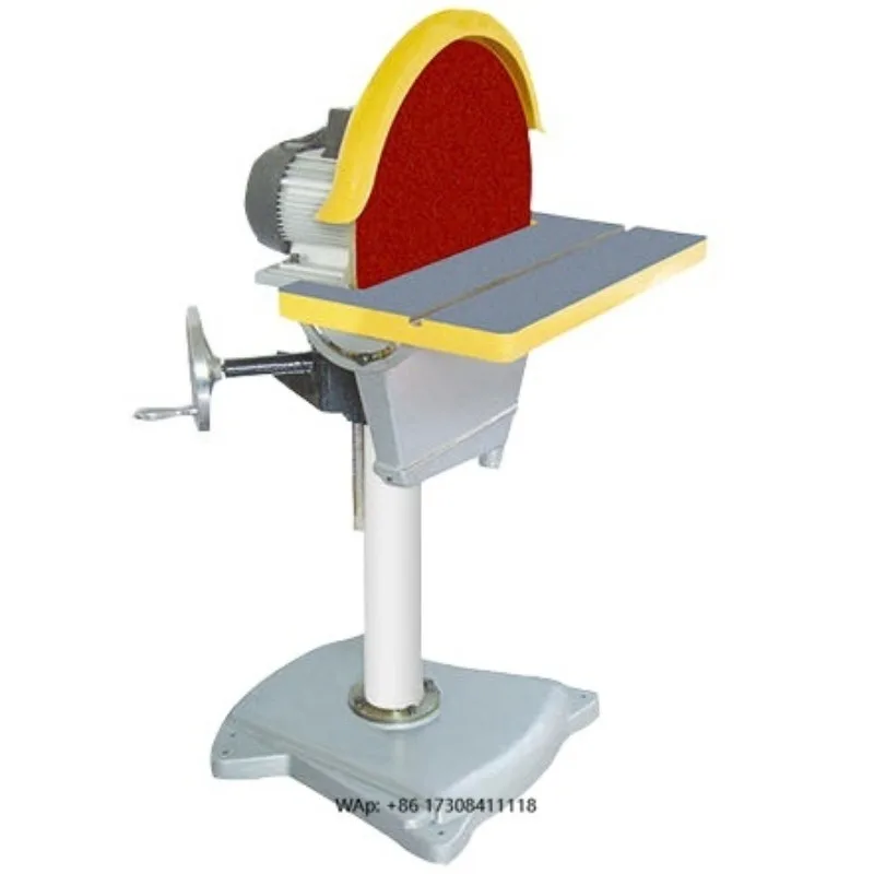 

Portable vertical belt disc sander with large table for wood polishing, metal polishing machine