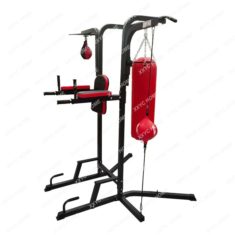 Multi-Functional Combination Fitness Equipment Family Unit Single Parallel Bars Pull-up Trainer Multi-Purpose Boxing Rack