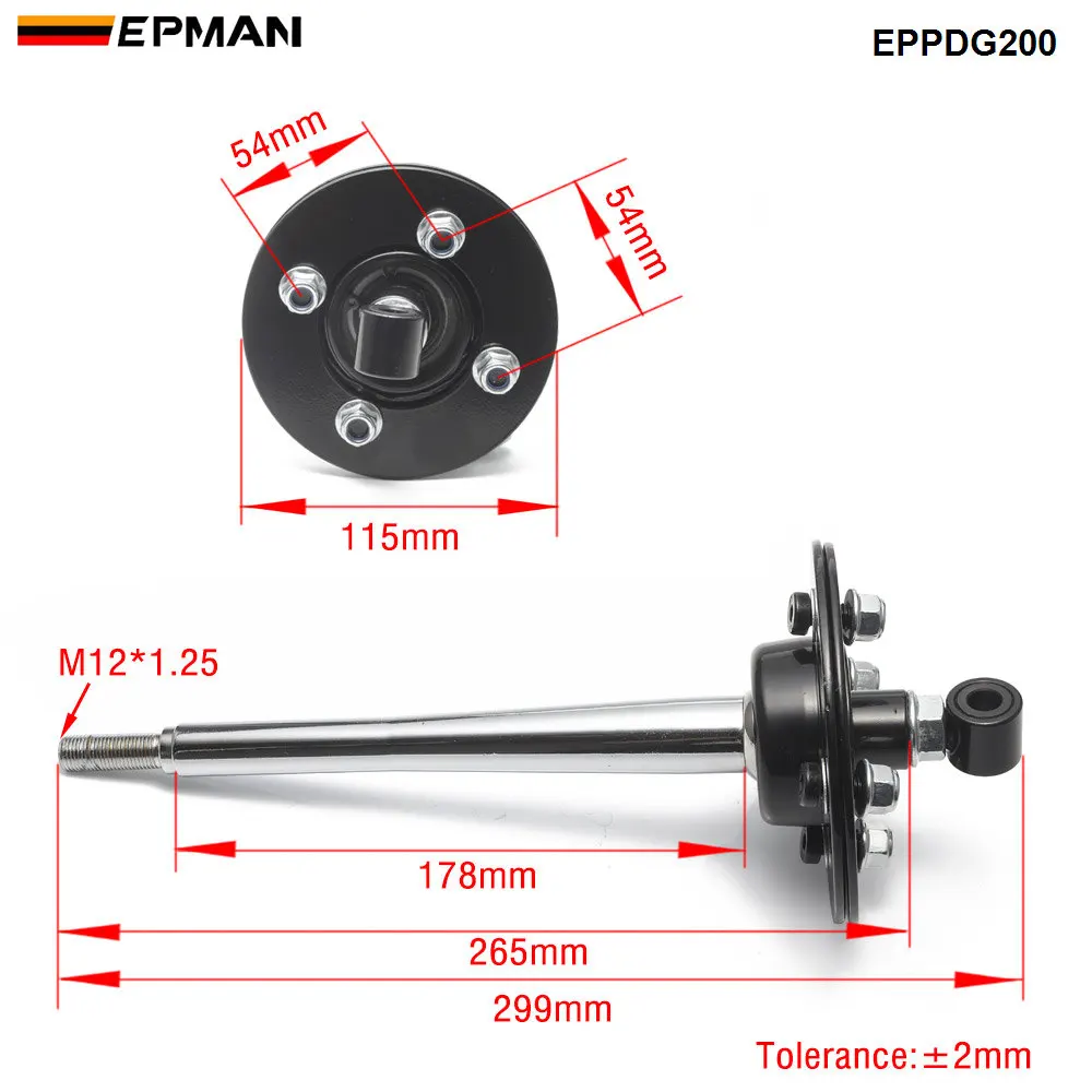 EPMAN - Adjustable Short Shifter Lever Knob For BMW E30 E36 E39 Z3 Gear Transmission ZF EPPDG200