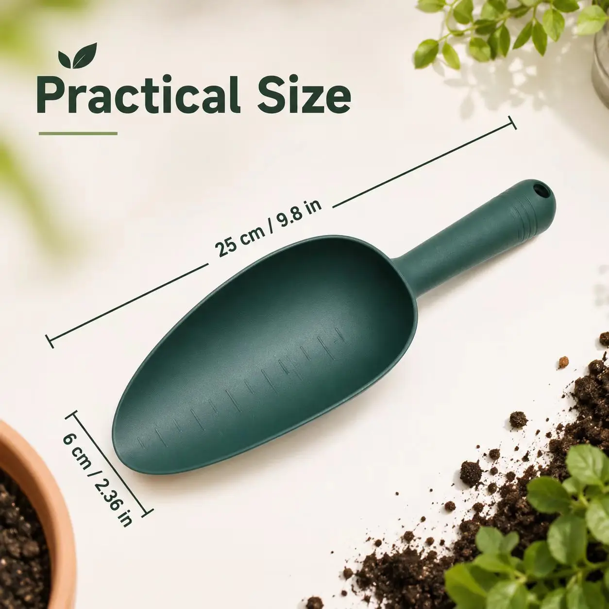 Multifunctional Garden Shovel, Outdoor Planting Iron Shovel, Practical Gardening Maintenance Tool