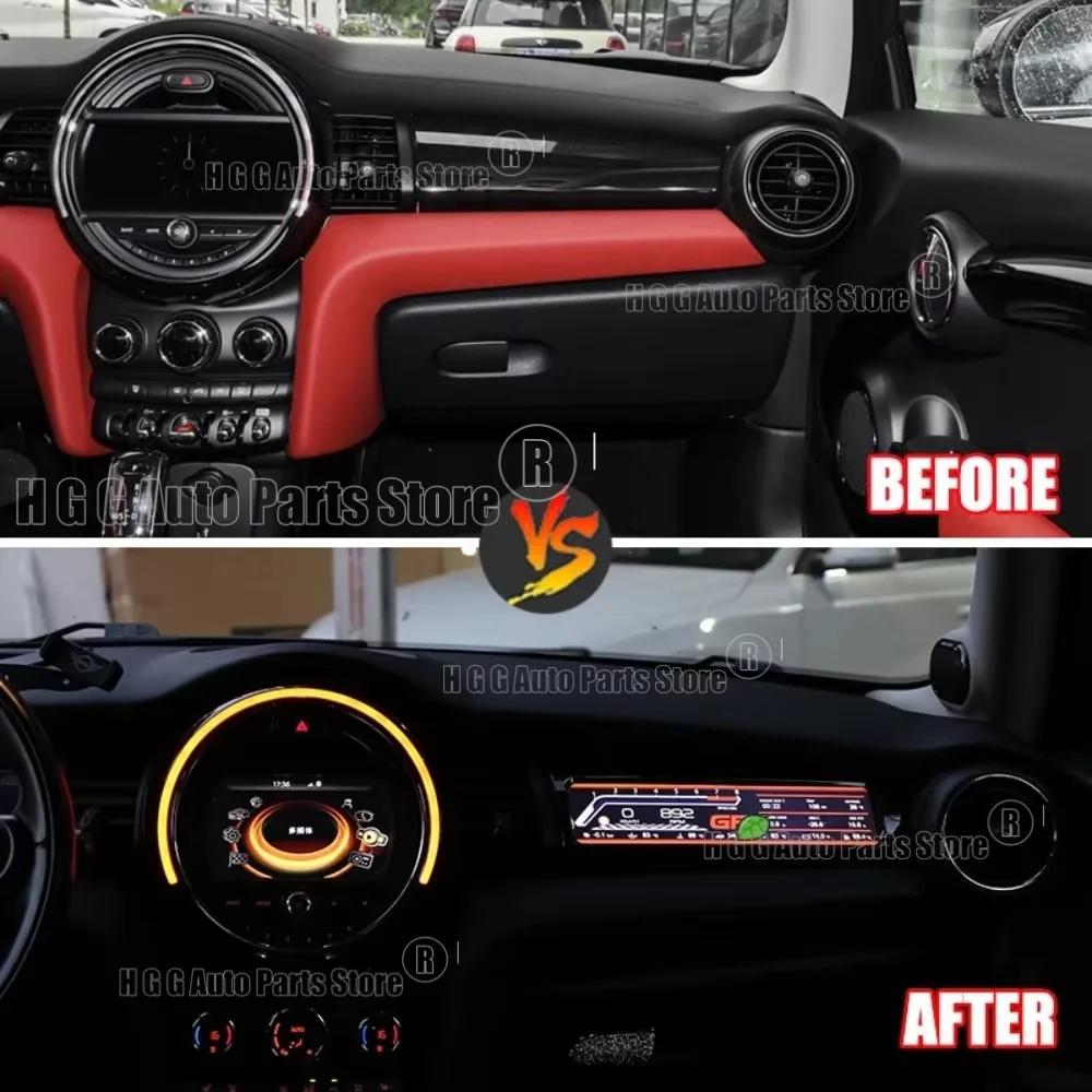 

Совместный пилот для BMW MINI F55 F56 F57 2015 2016 2017 ~ 2020, пассажирский экран, автомобильный приборный дисплей, виртуальный прибор для кабины