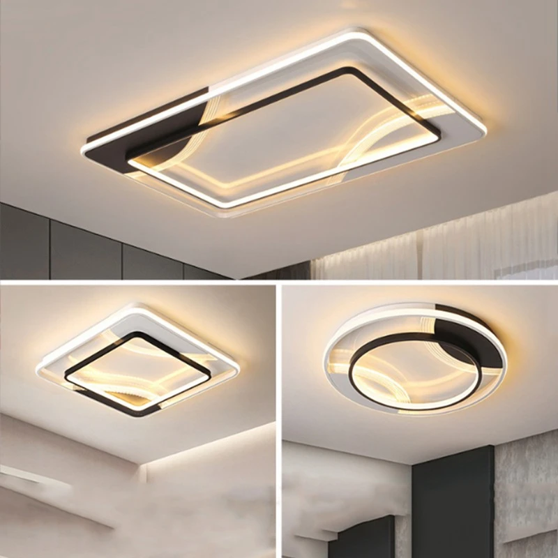 Intelligent LED Modern Living Room Ceiling Lamp Creative Bedroom Dining Study Chandelier Fashion Indoor Decoration Lamps