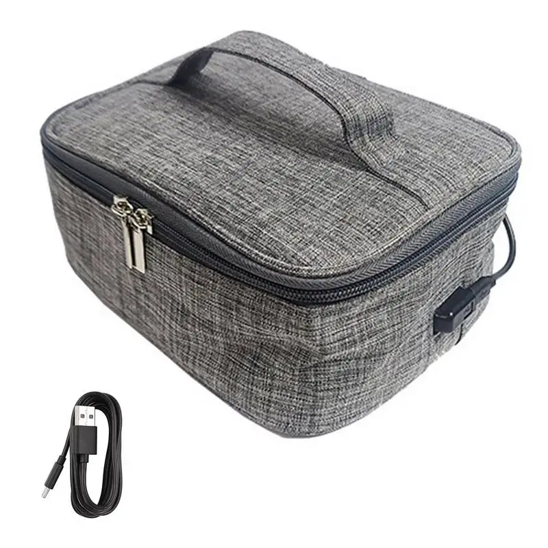 

Portable Food Warmer Electric Lunch Box Warmer Heating Food Leak Proof Lunch Heating Bags Portable For Truckers & Car & Home