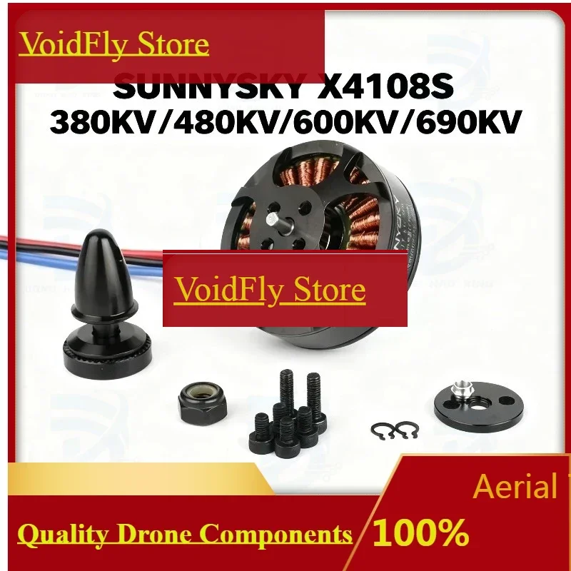 VoidFlyGenuine Sunnysky X4108S 380KV 480KV 600KV 690KV Outrunner Brushless Motor For Multi-rotor Aircraft Multi-axis Motor Disc