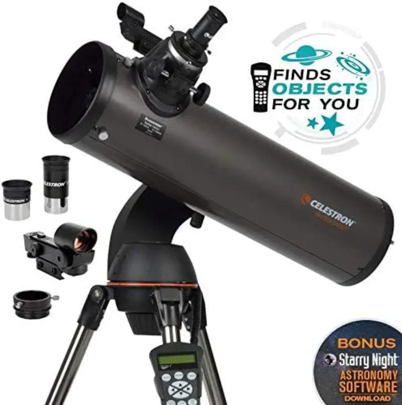 Celestron - NexStar 130SLT Computerized Telescope - Compact and Portable - Newtonian Reflector Optical Design