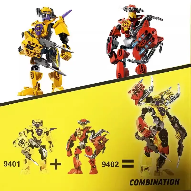 Hero Factory Star Warrior Bouwstenen Evo 2in1 Combinatie Robot Mech Bionicle Figuren Stenen Speelgoed voor Jongens Kindercadeaus