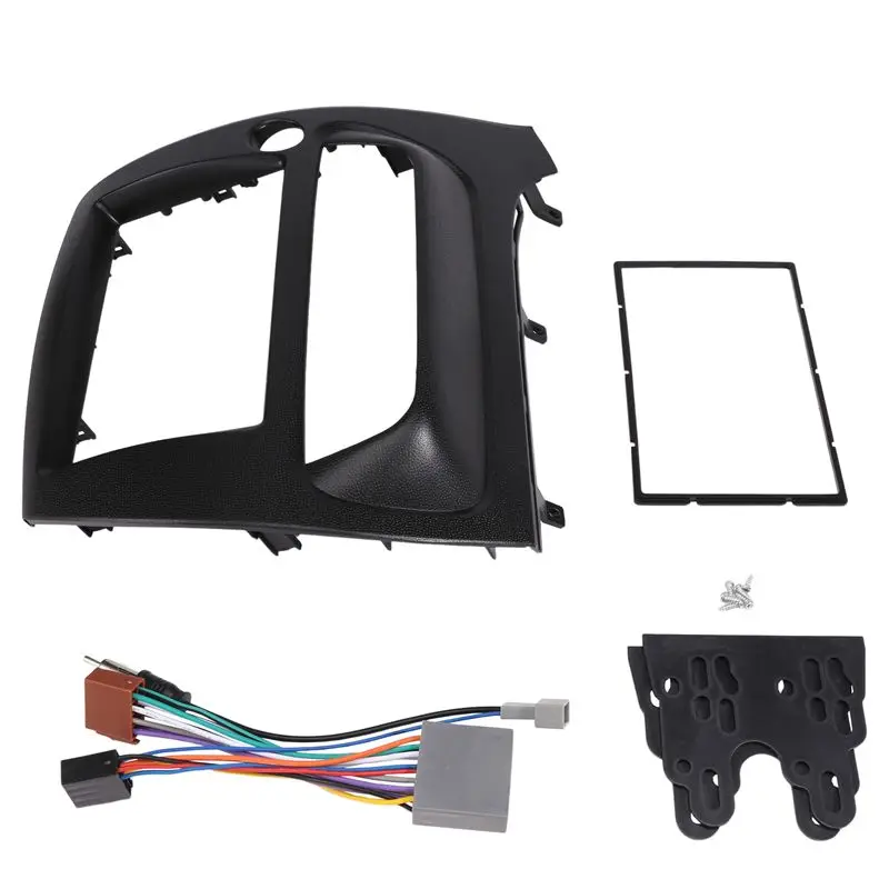 Exquisite For Honda Civic Double Din Fascia Radio Dvd Stereo Cd Panel Dash Mounting Installation Trim Kit Face Frame Bezel With