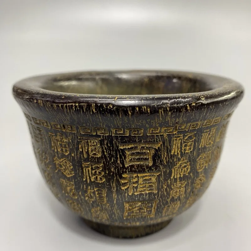 Antique Baifu Tea Ornament, Host Cup Decoration, Collectible Craft, Malaysia