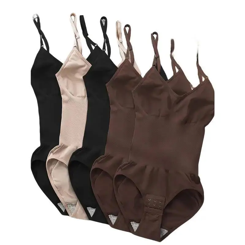 5pcs Women's Seamless Shapewear Bodysuit with Abdominal Control Autumn Season 2025 Summer Collection Underwear Home Clothes