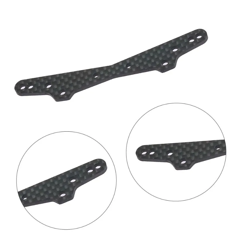 

Racing Carbon Fiber Front Rear Shock Tower Shock Mount Upgrades Parts Accessories for 1/10 Tamiya Fighter Nxgen DT04 58741