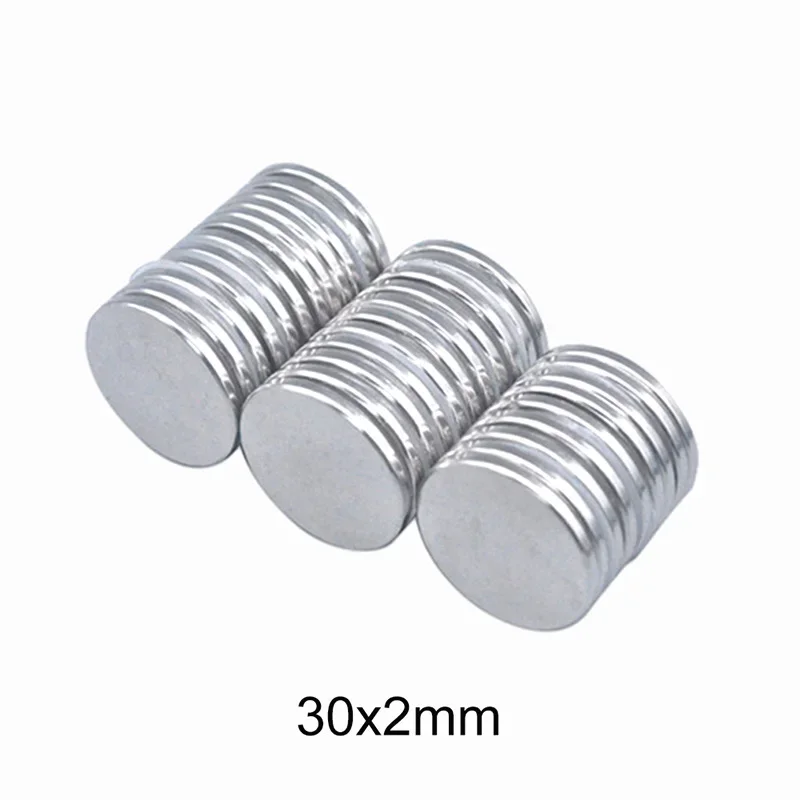 30x2 mm Search Major Diameter Magnet 30mmx2mm Bulk Round Magnetic magnet 30x2mm Neodymium Magnets Disc 30*2