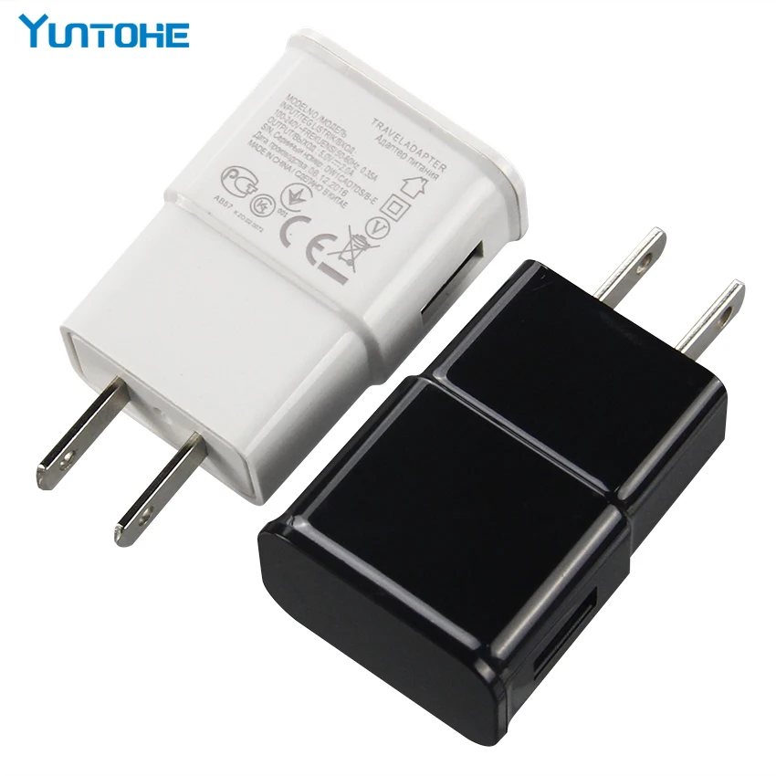 

100pcs/lot 5V 2A 1A AC USB Port Power Wall Charger 2 Amp Adapter Travel US EU Plug For Samsung Wall Charger Wholesale