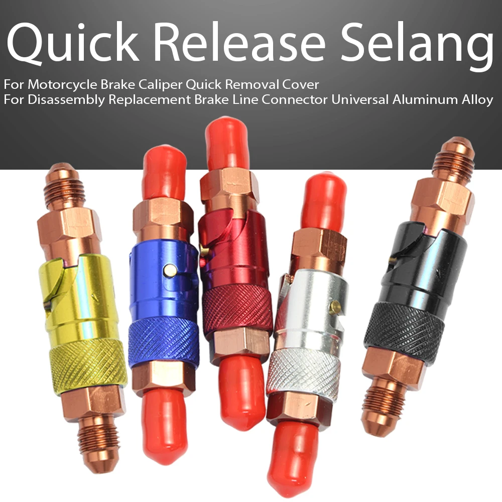 

Motorcycle Brake Caliper Quick Disconnect Tool, A-Class Quality Aluminum Alloy Brake Connector for Racing & Repair
