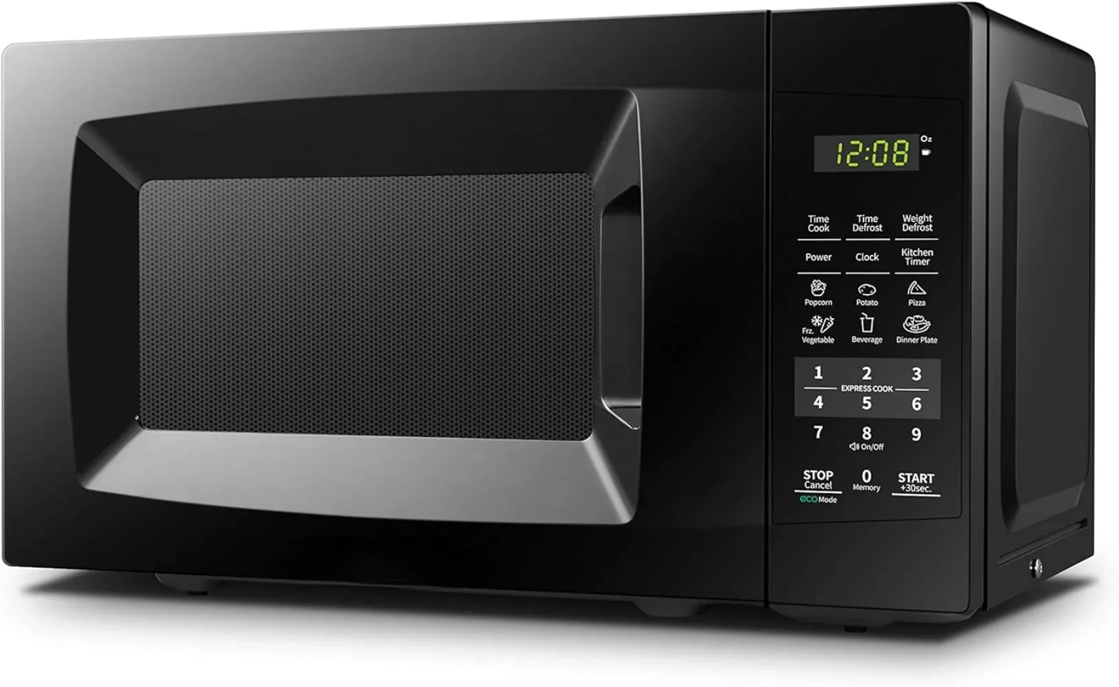 EM720CPL-PMB Countertop Microwave Oven with Sound On/Off, ECO Mode and Easy One-Touch Buttons, 0.7cu.ft, 700W,