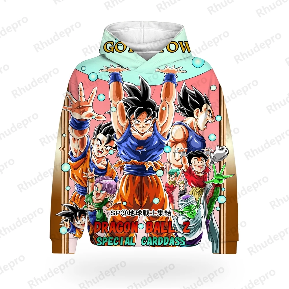 

Dragon Ball Hoodie For Men Fashion Boy Hoodie Goku Trend Children's Clothing Vegeta Shirts Hip Hop Tops Autumn Anime