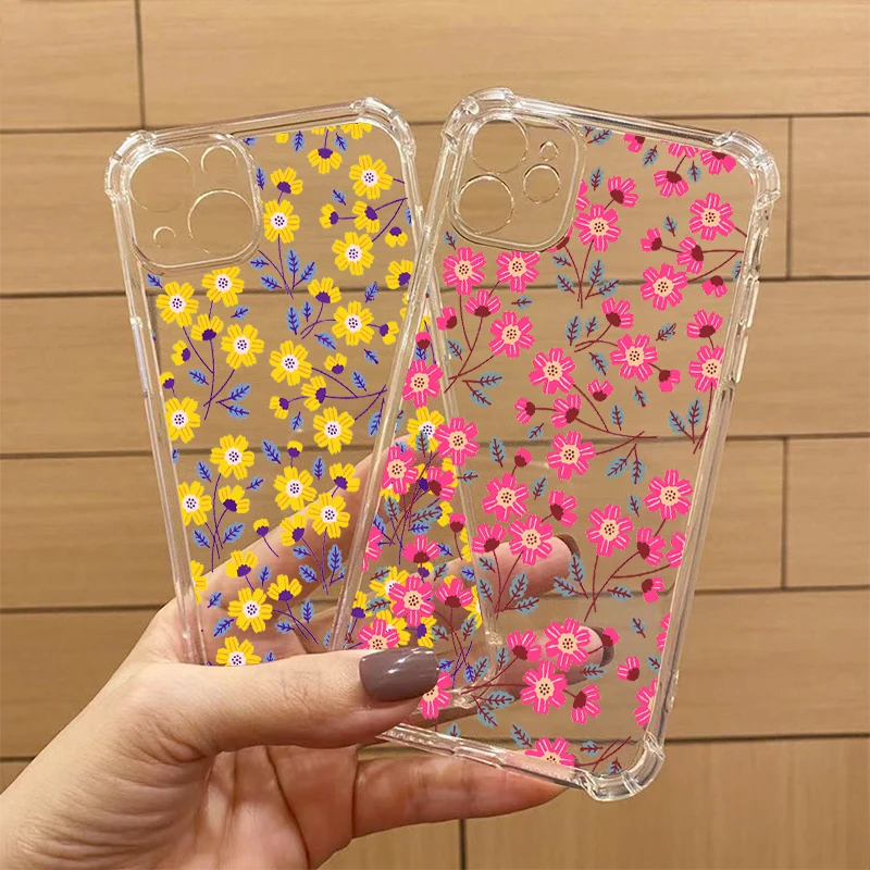 Przezroczyste etui na telefon P ixel 8 Flowering Season dla Google Pixel 8Pro 8 6Pro 9Pro 9ProXL 9 7 7Pro 6 7A 8A 6A Cover