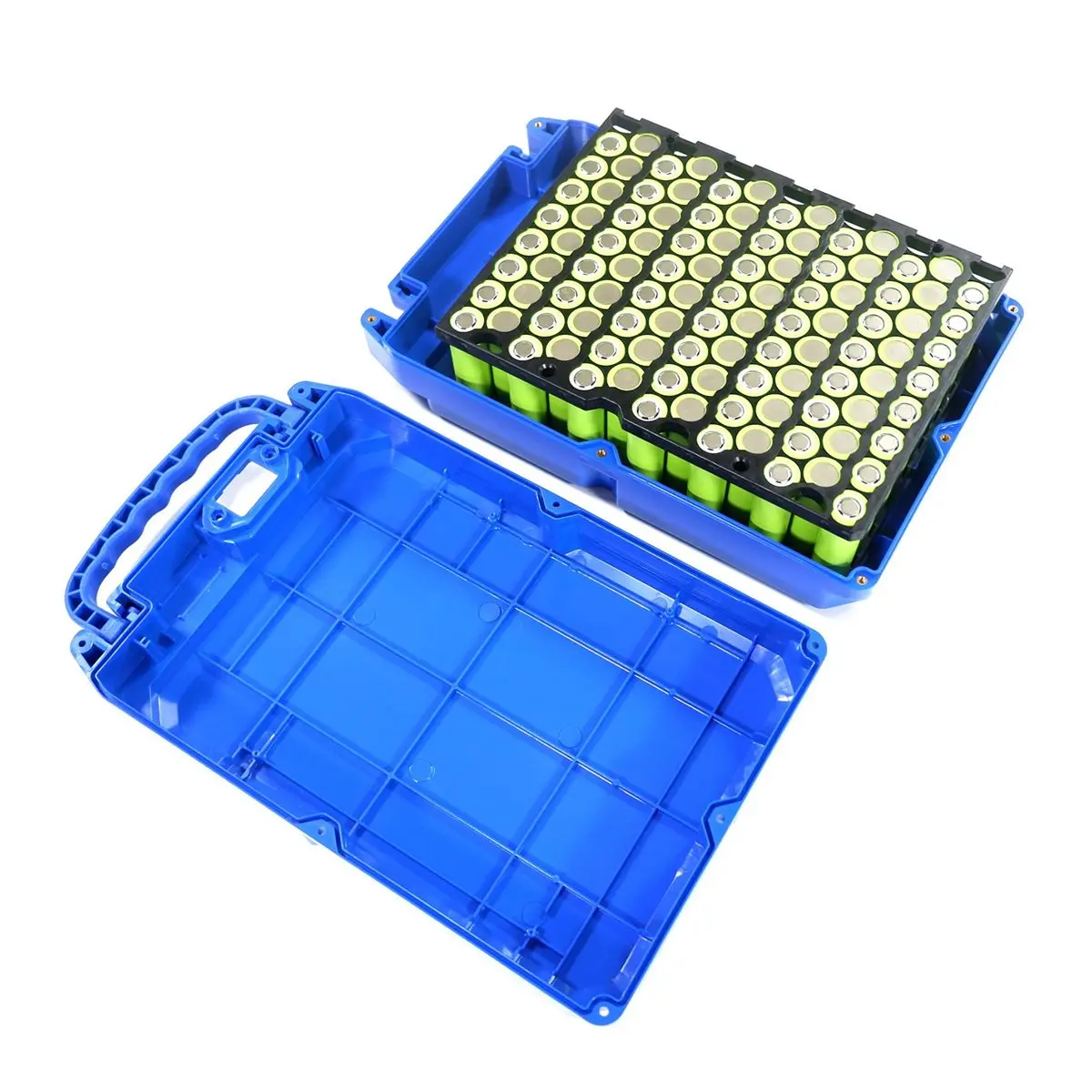 DT35BG 48V 30A E-Bike Battery Case Storage Box 13S 8P 18650 Holder Strip Electric Motorcycle Protection Circuit Blue