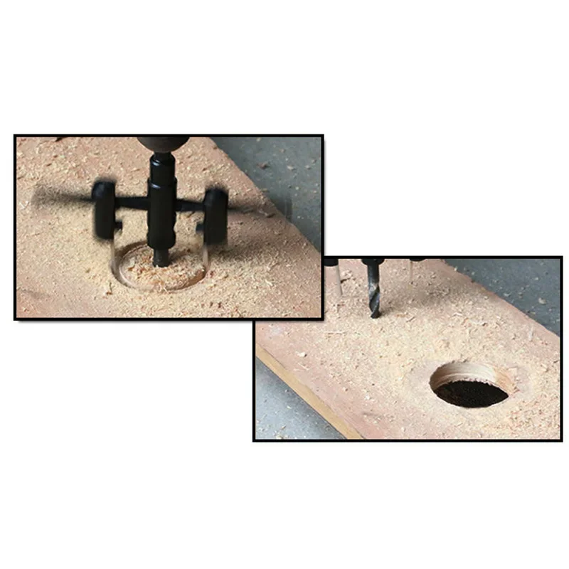 120/200/300 مللي متر قابل للتعديل دائرة ثقب القاطع الخشب دريوال مثقاب الخشب المنشار شفرة تقطيع مستديرة نوع الطائرات لتقوم بها بنفسك أداة