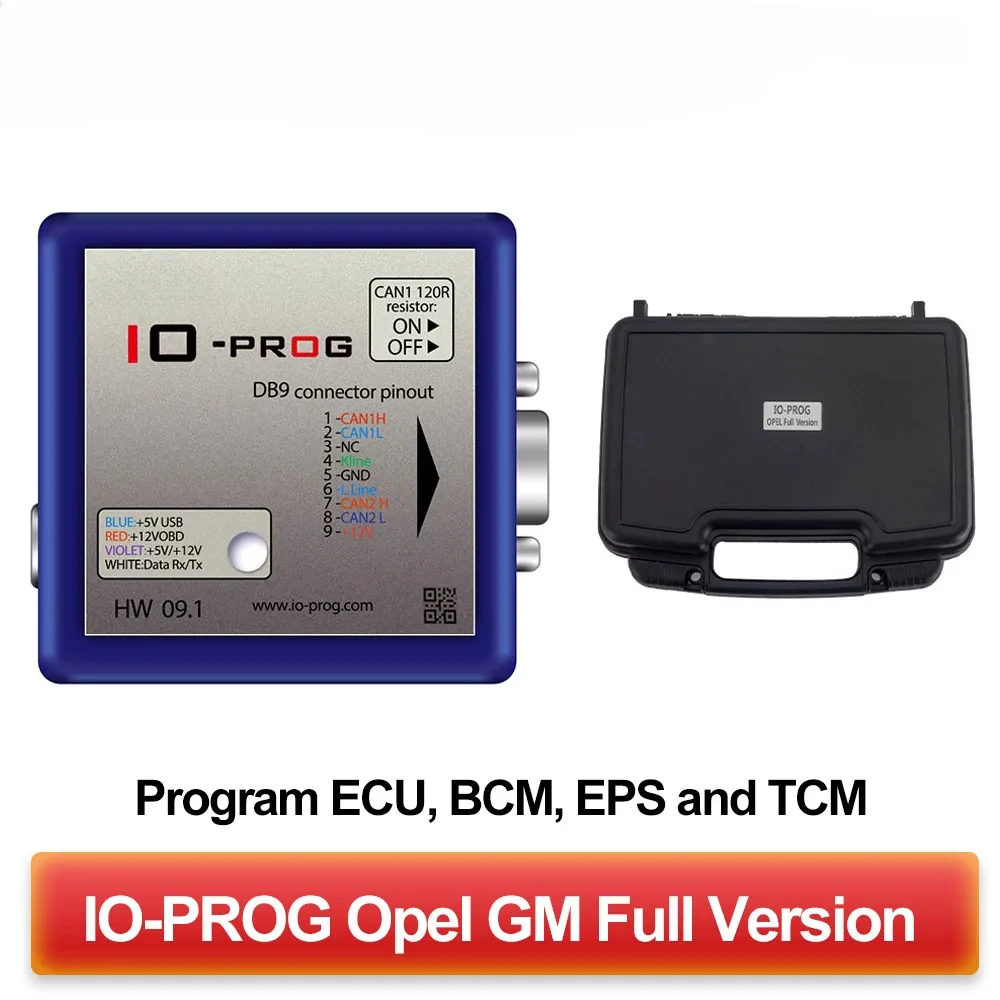 ECUHELP IO-PROG for Opel for GM ECU BCM EPS TCM Programmer Terminal Multi for by OBD or on Bench [Full Version]