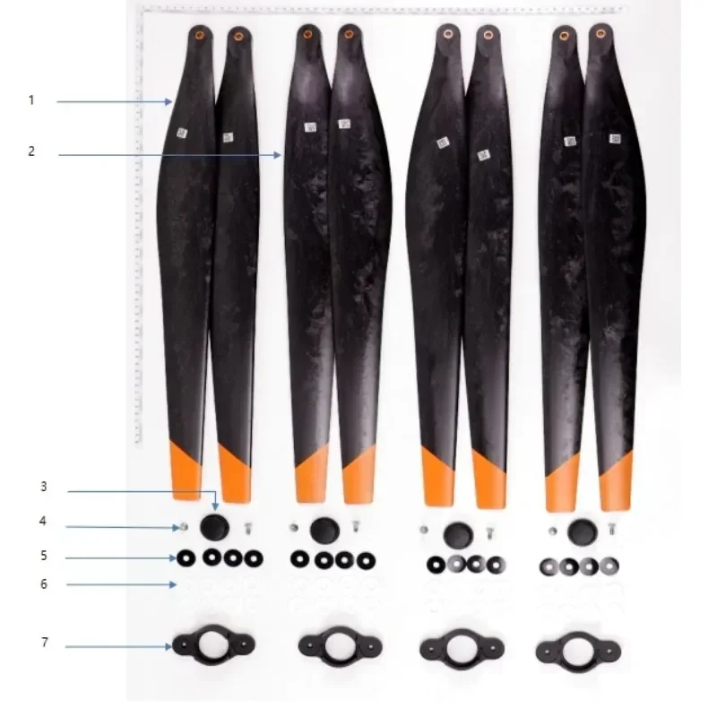 Accessori UAV Elica superiore/inferiore per parti di droni agricoli per la protezione delle piante DJI Agras T40