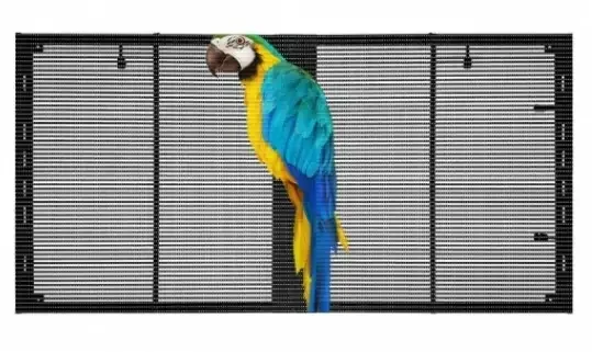 Clear HD P3.91-7.81  Car Showroom 4S Shops Glass Window Mall  Advertising Transparent Led Display