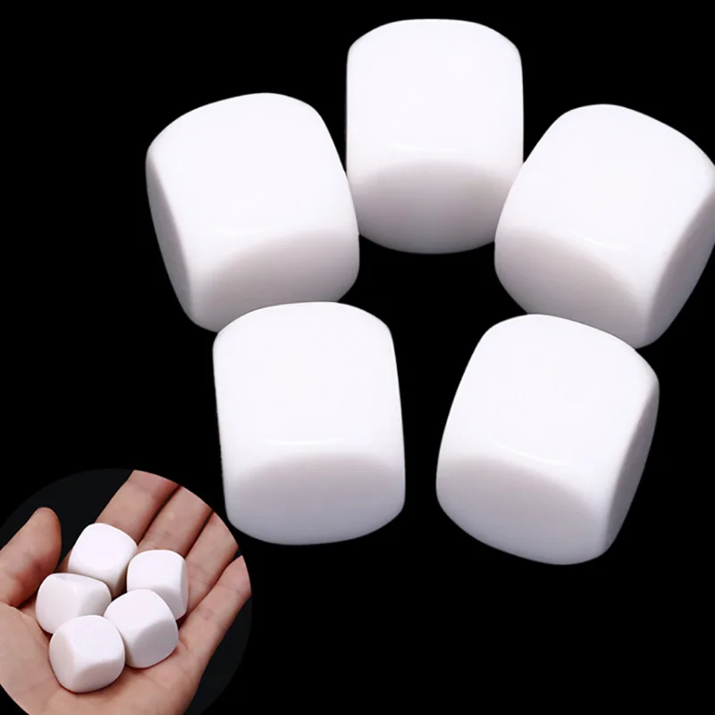 10 PCS/Set 20*20 mm 10 Colors Dice 4 Side Filleted Corner Puzzles Accessories