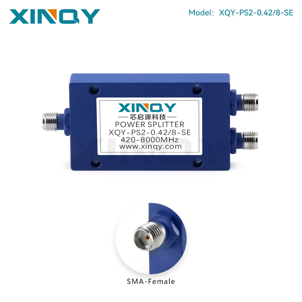 Xinqy 0.42-8g Microstrip Power Divider Wifi Bluetooth Test Rf Power Splitter One-To-Two