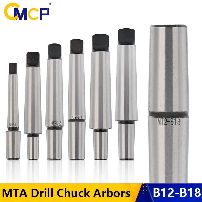 CMCP Tool Holder MTA1-4 MTB2 Morse Taper Shank Drill Chuck Arbor for CNC Lathe Drilling Machine B10-16 Chuck Lathe Tool