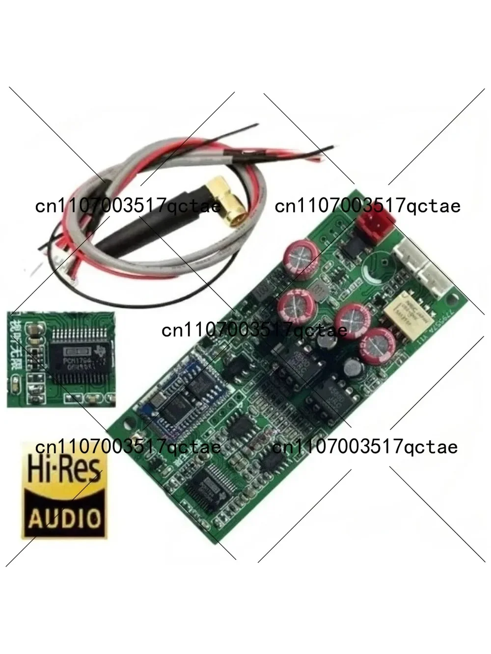 ES9039 9038 QCC3095 Bluetooth 5.4 Lossless Reception Decoder Board for Audio Streaming