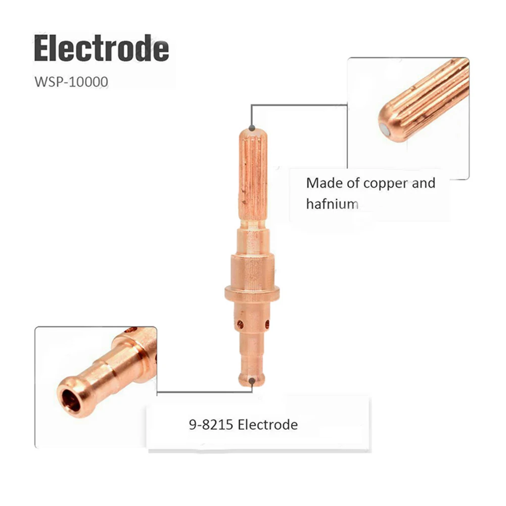Plasma Cutting Accessory Kit 50 Electrodes Model 9-8215 and 50 Nozzles Model 9-8212 for SL60 and For SL100 Torch Compatibility