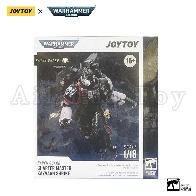 JOYTOY 1/18 Figurka akcji 40K Raven Guard Chapter Master Kayvaan Shrike Kolekcja anime Model wojskowy