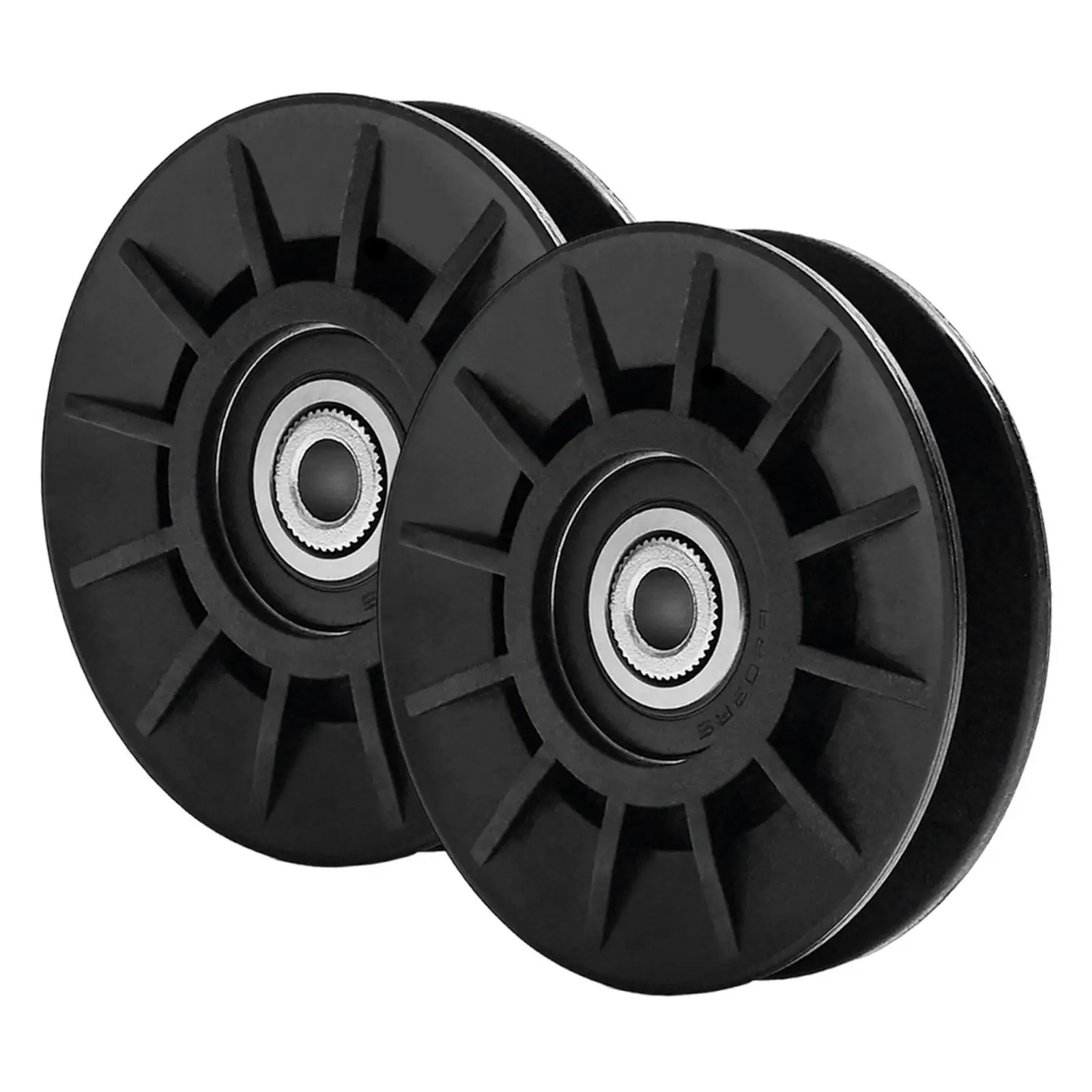 Heavy Duty V Groove Idler Pulley Plastic Replacement for Mower Deck Parts for Tractor 532194326 8.9x1.9cm