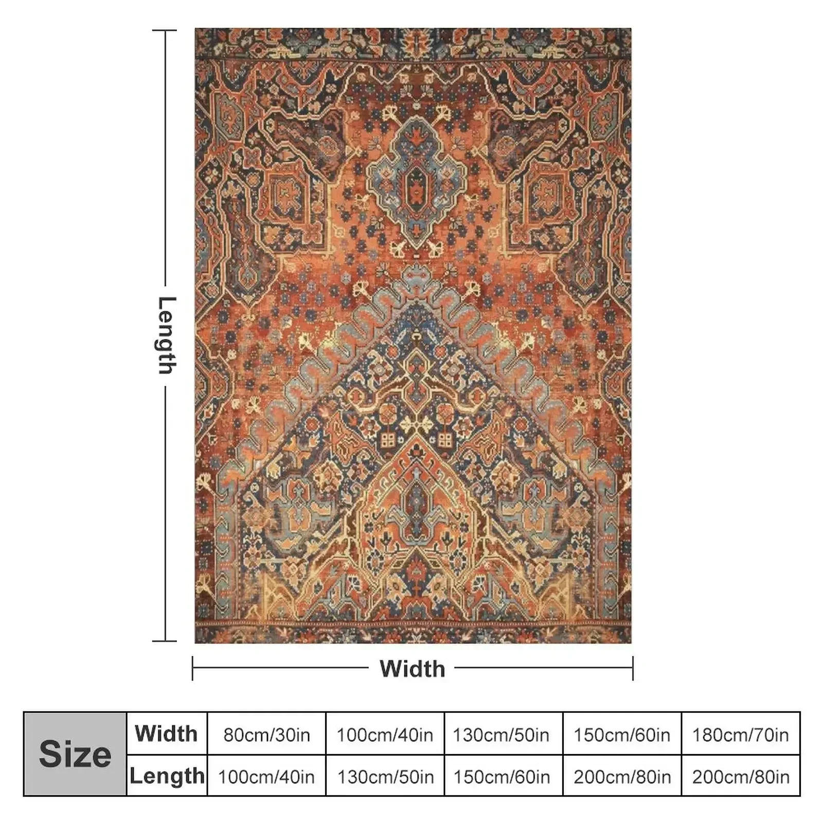 Golden Oriental Heritage Traditional Moroccan Style Throw Blanket Kid'S sofa bed Soft Blankets For Bed Blankets