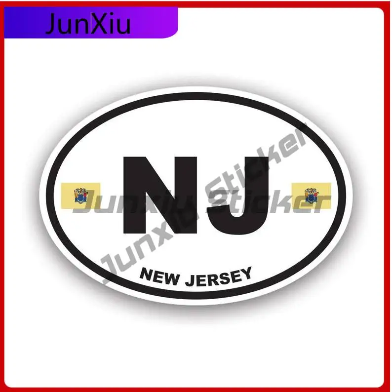 New Jersey Flag Ova…