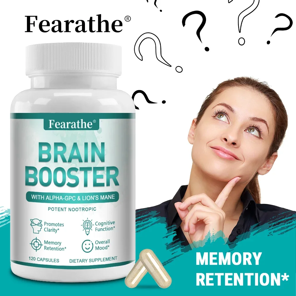 

Organic Lions Mane Mushroom Capsules, for Focus Support and Immune Health, Promote Health Slepp, Support Immune System