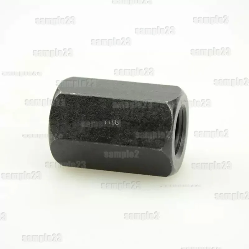 2pcs Hex Connecting Nut M8 M10 M12 M14 M16 M18 M20 M24 Lengthened Thickened Docking Nut for Milling Machine Screw Connection