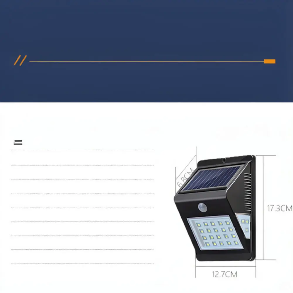 Outdoor Solar LED Light Motion Sensor Waterproof Wall Lamp For Garden Yard Villa Fence Lighting Clip On Energy Saving