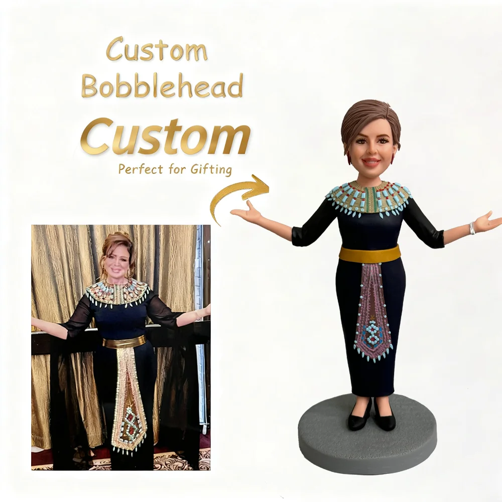 

1Pc Customized Photo (Single Person) - the Best Gift for Mom to Commemorate Youth, Upload a Single High-Definition Full-Body Photo, the Clearer the Photo, the More Realistic the Imitation, 100% Handmade Male and Female Fixed-Head/Movable-Head Dolls, Gift 