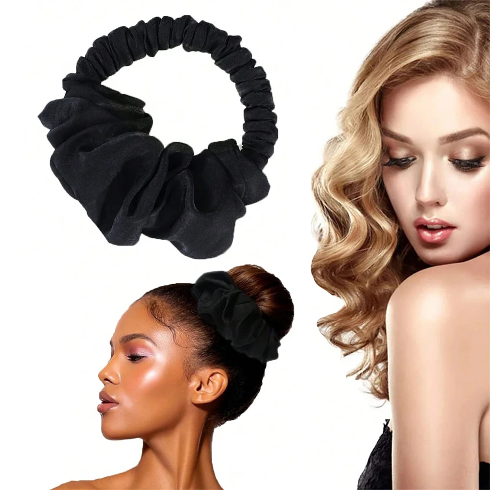 

1pc Girls No Heating Sleep Curling Iron Big Wave Curling Sponge Fluffy Hair Loops Hair Tools