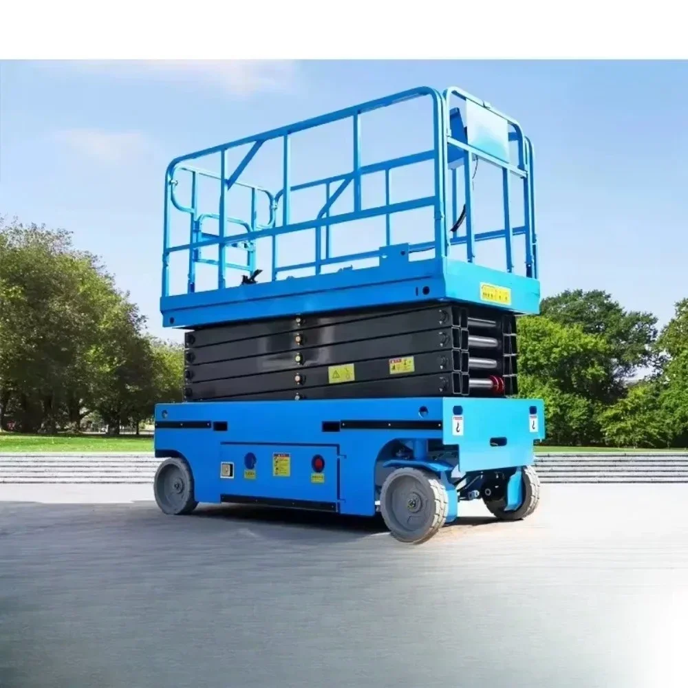 

6m 8m 18m Electric Lifting Platform Hydraulic Scissor Lift Platform Mini Plataforma Elevadora Crawler Self-propelled Lifts