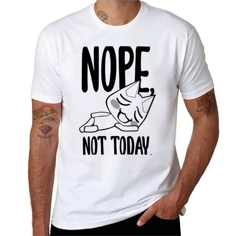 Dokodemo Issho Nope Not Today/\tどこでもいっしょ/Toro Inoue(Toro) T-shirt plus size tops anime clothes hippie clothes Men's t-shirts