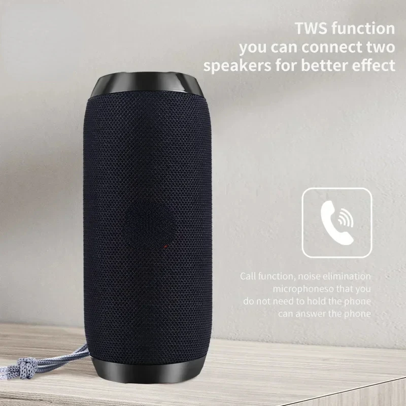 

Bluetooth-колонки Портативная беспроводная звуковая коробка Открытый водонепроницаемый стереофонический объемный звук поддерживает TF-радио altavoz bluetooth
