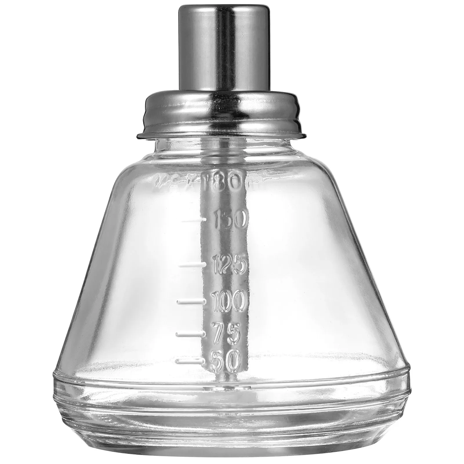 

Glass Push Pump Dispenser Bottle for Nail Art Supplies Volatile Liquid Storage Quick Dispensing Monitoring